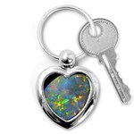 Dark Jubilee Opal Key Chain (Heart)