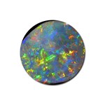 Dark Jubilee Opal Rubber Coaster (Round)