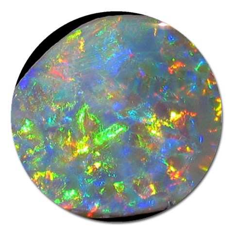 Dark Jubilee Opal Magnet 5  (Round) from UrbanLoad.com Front