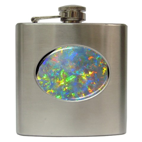 Dark Jubilee Opal Hip Flask (6 oz) from UrbanLoad.com Front