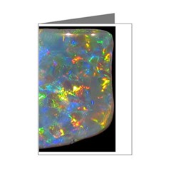 Dark Jubilee Opal Mini Greeting Card from UrbanLoad.com Left