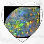 Dark Jubilee Opal Jigsaw Puzzle (Heart)