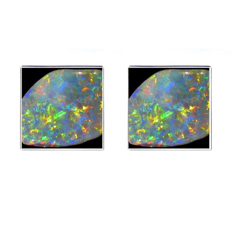 Dark Jubilee Opal Cufflinks (Square) from UrbanLoad.com Front(Pair)