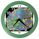 Dark Jubilee Opal Color Wall Clock