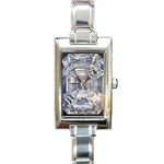 Portugese Diamond Rectangular Italian Charm Watch