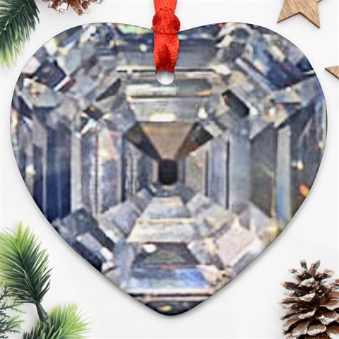 Portugese Diamond Ornament (Heart) from UrbanLoad.com Front