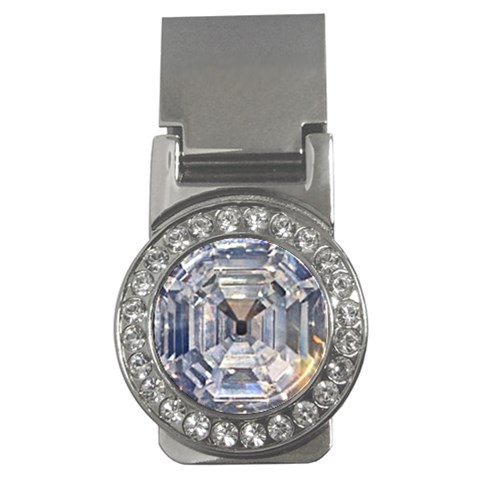 Portugese Diamond Money Clip (CZ) from UrbanLoad.com Front