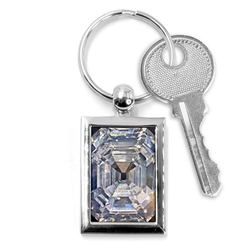 Portugese Diamond Key Chain (Rectangle) from UrbanLoad.com Front
