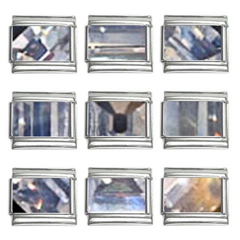 Portugese Diamond 9mm Italian Charm (9 pack) from UrbanLoad.com Front