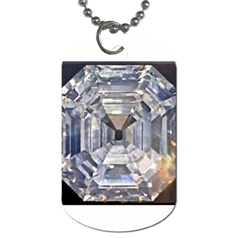 Portugese Diamond Dog Tag (One Side) from UrbanLoad.com Front