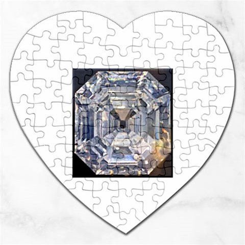 Portugese Diamond Jigsaw Puzzle (Heart) from UrbanLoad.com Front