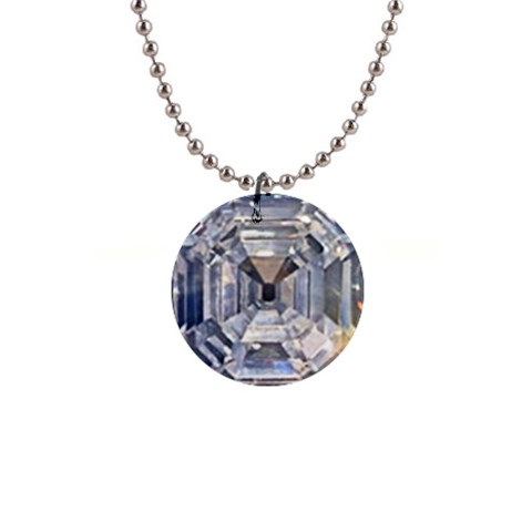 Portugese Diamond 1  Button Necklace from UrbanLoad.com Front