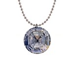 Portugese Diamond 1  Button Necklace