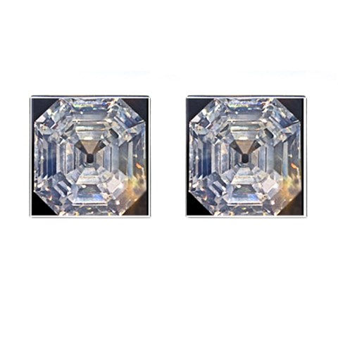 Portugese Diamond Cufflinks (Square) from UrbanLoad.com Front(Pair)