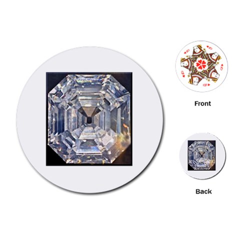 Portugese Diamond Playing Cards (Round) from UrbanLoad.com Front