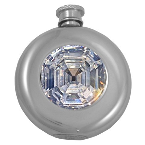 Portugese Diamond Hip Flask (5 oz) from UrbanLoad.com Front