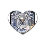 Portugese Diamond Rubber Coaster (Heart)