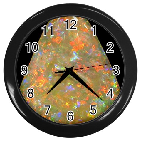 Arrow Opal Wall Clock (Black) from UrbanLoad.com Front