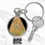 Arrow Opal Nail Clippers Key Chain