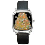 Arrow Opal Square Metal Watch