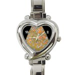 Arrow Opal Heart Italian Charm Watch