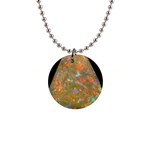 Arrow Opal 1  Button Necklace