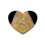 Arrow Opal Rubber Coaster (Heart)