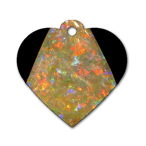 Arrow Opal Dog Tag Heart (One Side) from UrbanLoad.com Front