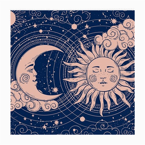 Moon and sun Glasses Cloth (Medium, Two Sided) from UrbanLoad.com Back