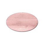 Pink Wood Sticker Oval (10 pack)