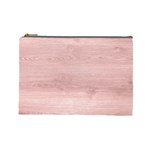 Pink Wood Cosmetic Bag (Large)
