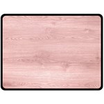 Pink Wood Fleece Blanket (Large)