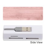 Pink Wood Memory Card Reader (Stick)