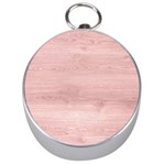 Pink Wood Silver Compass