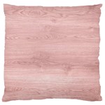 Pink Wood Standard Flano Cushion Case (One Side)