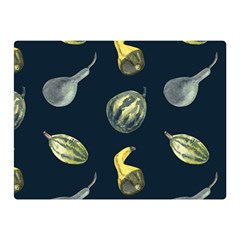 Vintage Vegetables Zucchini Double Sided Flano Blanket (Mini) from UrbanLoad.com 35 x27  Blanket Front