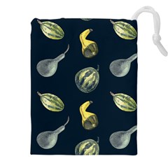 Vintage Vegetables Zucchini Drawstring Pouch (5XL) from UrbanLoad.com Front