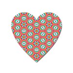 Hexagons and stars pattern                                                                Magnet (Heart)