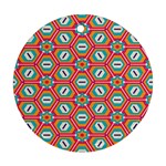 Hexagons and stars pattern                                                                Ornament (Round)