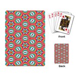 Hexagons and stars pattern                                                                Playing Cards Single Design