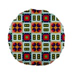 Shapes in shapes 2                                                                Standard 15  Premium Flano Round Cushion