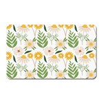 Flowers on a white background pattern                                                                    Magnet (Rectangular)