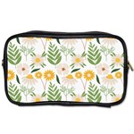 Flowers on a white background pattern                                                                    Toiletries Bag (Two Sides)