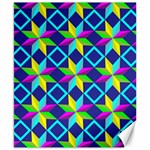 Colorful stars pattern                                                                     Canvas 8  x 10 