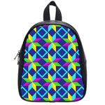 Colorful stars pattern                                                                     School Bag (Small)