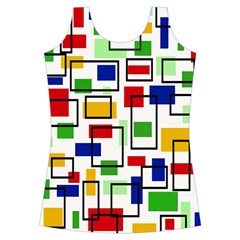 Colorful rectangles                                                                     Criss cross Back Tank Top from UrbanLoad.com Front