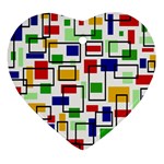 Colorful rectangles                                                                      Ornament (Heart)