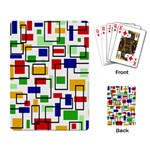 Colorful rectangles                                                                      Playing Cards Single Design