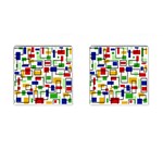 Colorful rectangles                                                                      Cufflinks (Square)