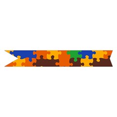 Retro colors puzzle pieces                                                                       Midi Wrap Pencil Skirt from UrbanLoad.com Hem